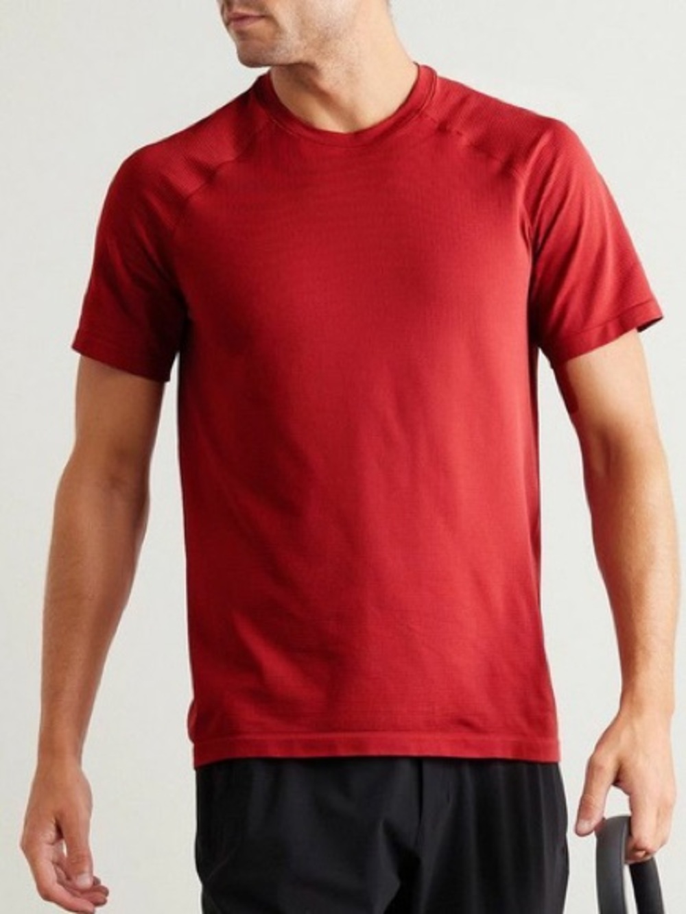 Men's Red Metal Vent Lululemon T-Shirt